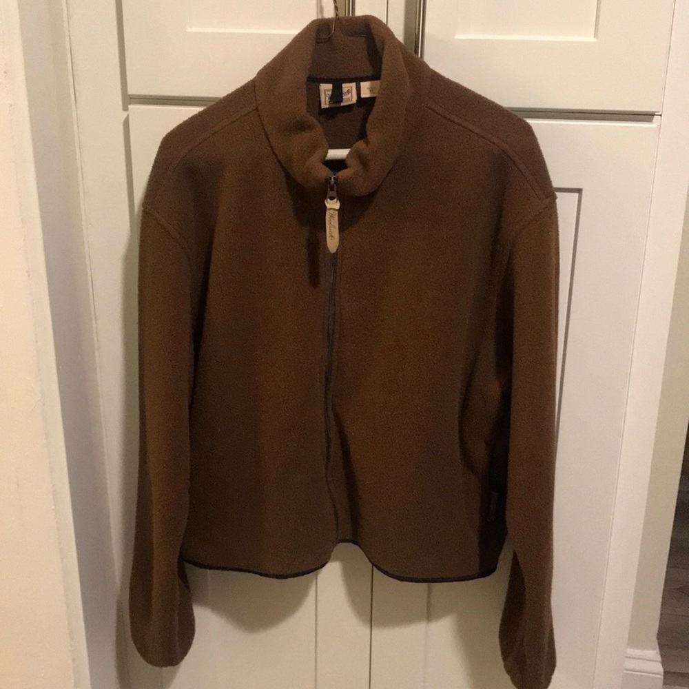 Women’s Woolrich Brown Full Zip in XL